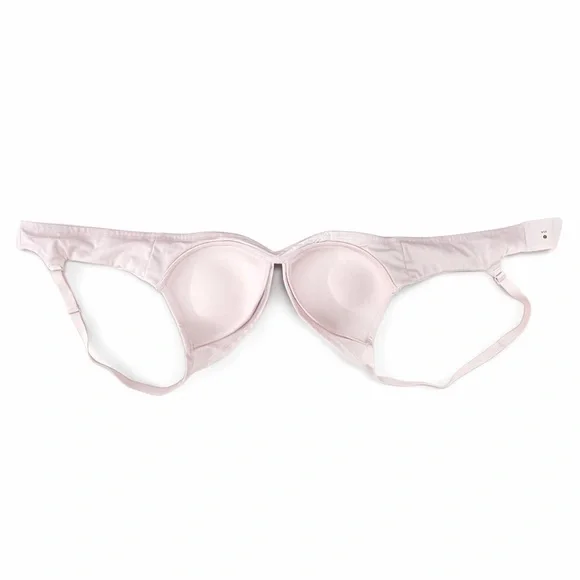 Lululemon Pink Nude Strappy Bra Athleisure Wear Workout Yoga Lagree Pilates - Picture 5 of 11